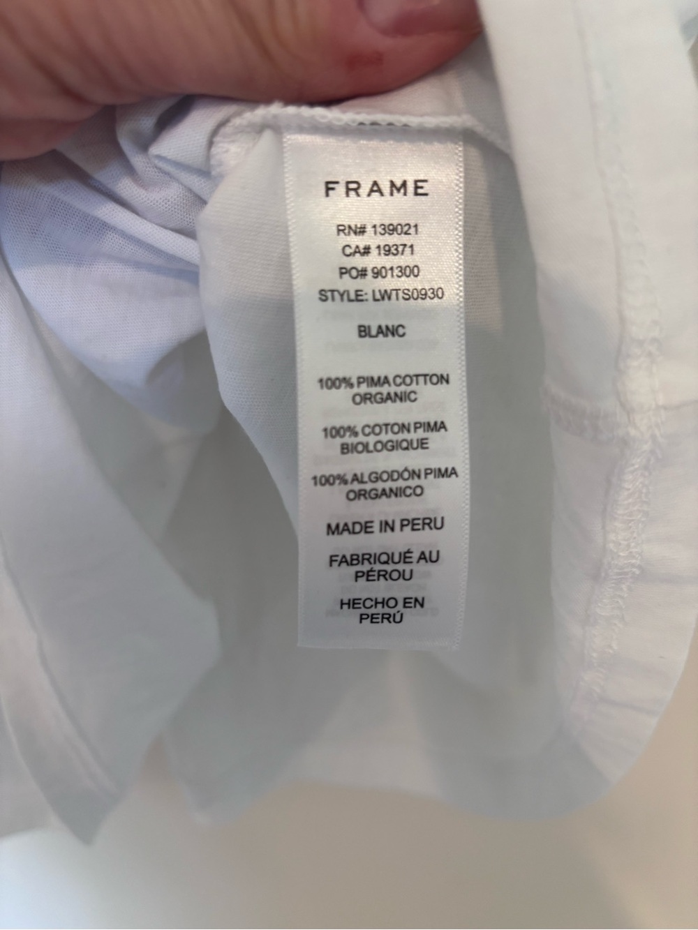 Frame Le Mid Rise Muscle Tee - Picture 3 of 6